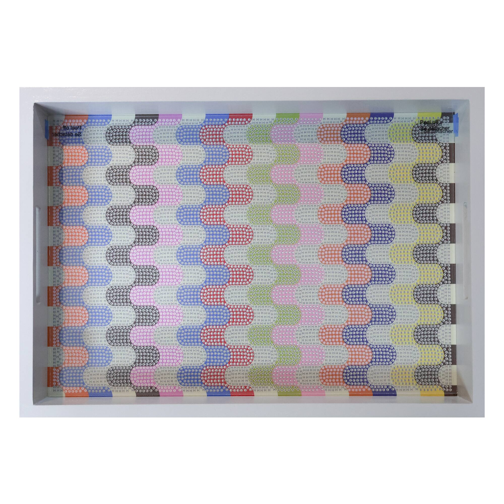 Jonathan Adler x Michaels 10" x 14" Wavy Lines Diamond Art Tray Kit